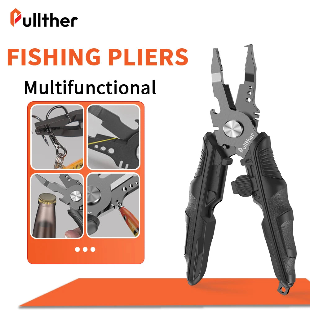 Multifunctional fishing pliers pesca fishing scissor line cutter Hook Remover accs fishing accessories equipment tools gear