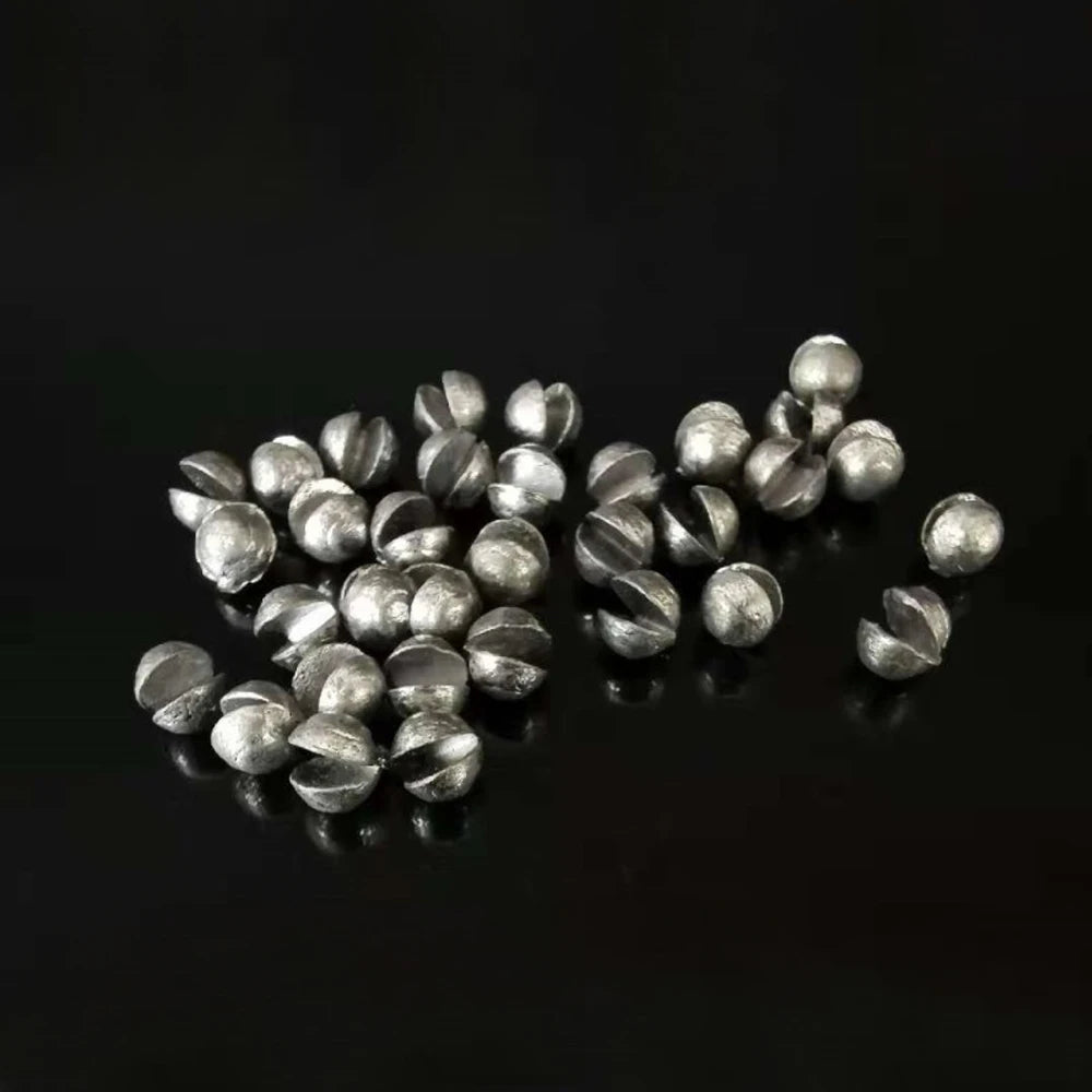 DNDYUJU 50pcs Round Split Shot Fishing Weights Lead Explosion Sinker Fishing Float Weight Tackle Tool Fishing Accessories