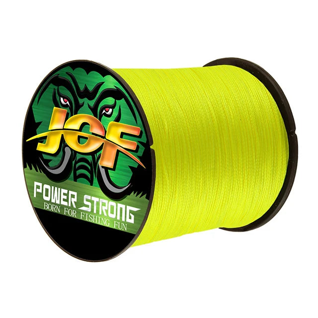 JOF 4 Strands Fishing Line 300/100M Braided PE Fishing Strong Fishing Line Multifilament Durable Fishing Line Tool