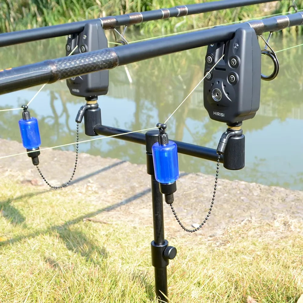 Hirisi Carp Fishing Tackle Set Fishing Bite Alarm and Fishing Swinger Rod Pod Support Bank Stick Fishing Accessories