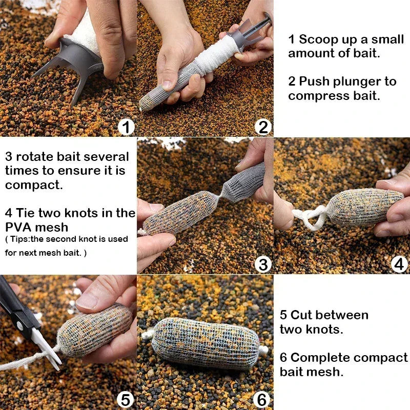 Method Feeder Fishing Tackle Pva Mesh tUBE- Wide Load System Carp Carp Fishing Accessories Tackle Equipment