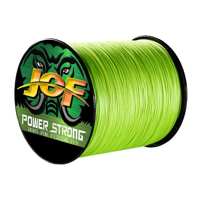JOF 4 Strands Fishing Line 300/100M Braided PE Fishing Strong Fishing Line Multifilament Durable Fishing Line Tool