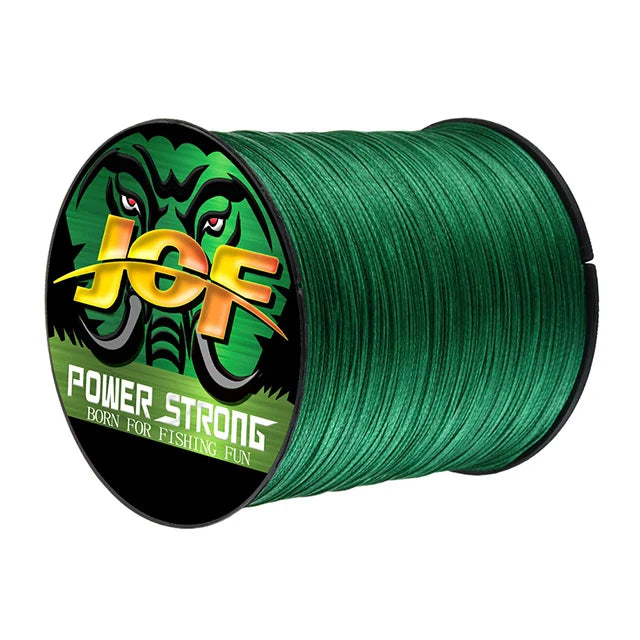 JOF 4 Strands Fishing Line 300/100M Braided PE Fishing Strong Fishing Line Multifilament Durable Fishing Line Tool