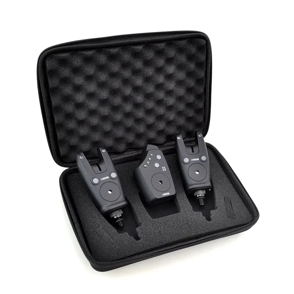 Hirisi Wireless Carp Fishing Alarm Set Waterproof, Fishing Bite Alarms Fishing Bite Indicator Fishing Accessories S5